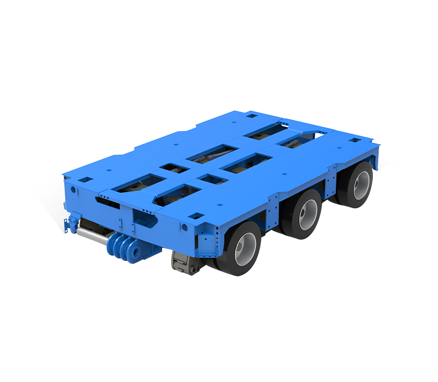 KTG-3 hydraulische assenlijntrailer met 3 assen (SPT)