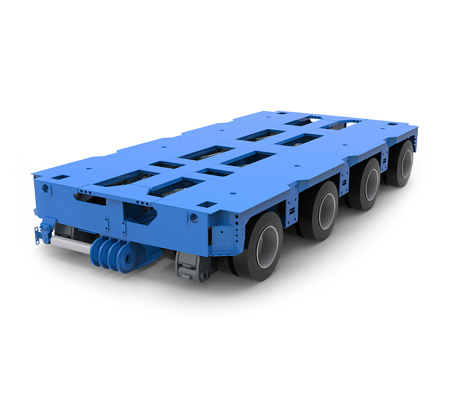 KTG-4 hydraulische assenlijntrailer met 4 assen (SPT)